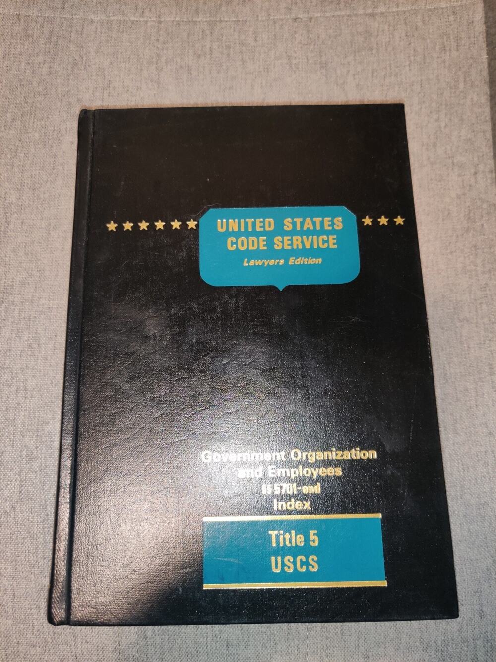 USCS Lawyers Edition Title 5 Government Organization & Employees